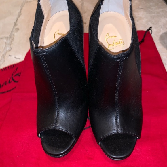 Christian Louboutins BNIB calfskin leather booties - Picture 2 of 12